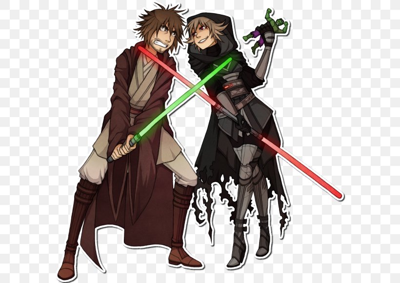 Jedi Vs. Sith Fate/stay Night Lightsaber, PNG, 600x580px, Watercolor, Cartoon, Flower, Frame, Heart Download Free