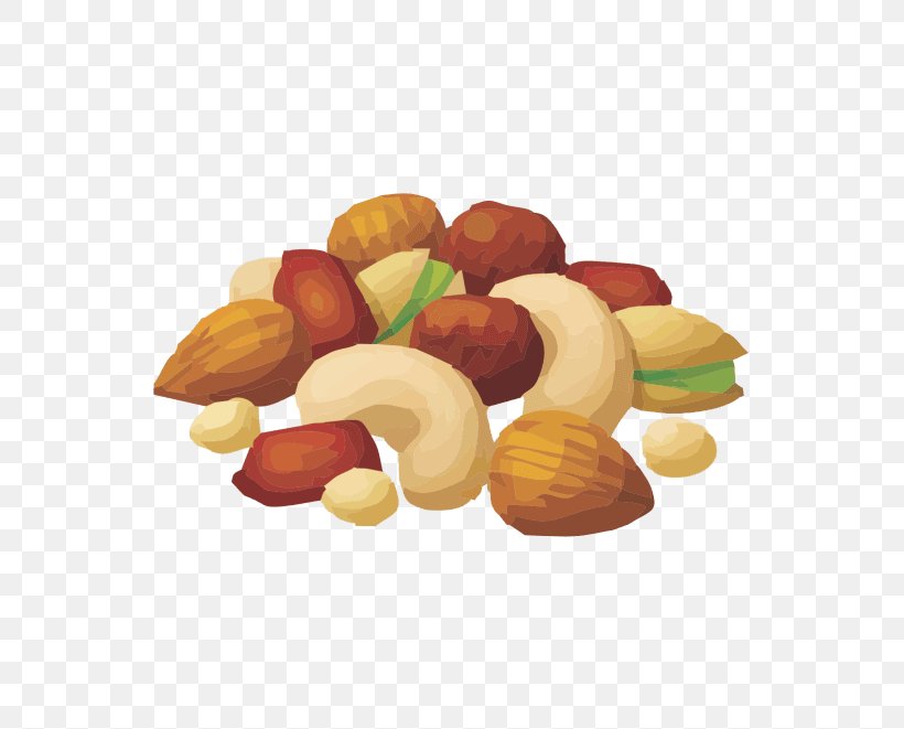Nut Mixed Nuts, PNG, 661x661px, Nut, Almond, Brazil Nut, Cartoon, Cashew Download Free