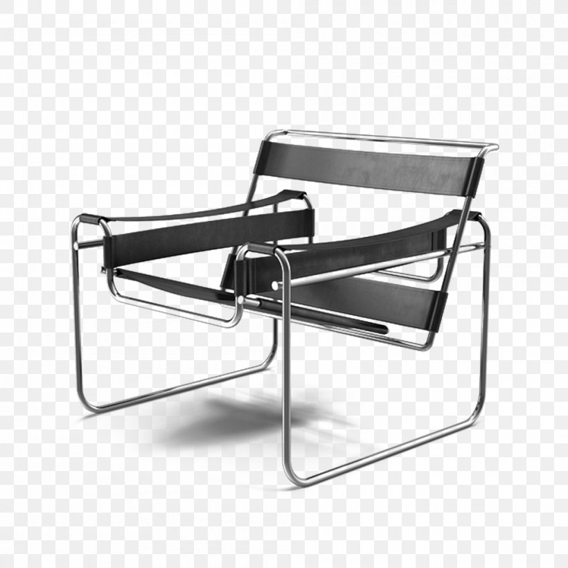 Wassily Chair Furniture, PNG, 1000x1000px, 3d Computer Graphics, Chair, Black And White, For Loop, Furniture Download Free