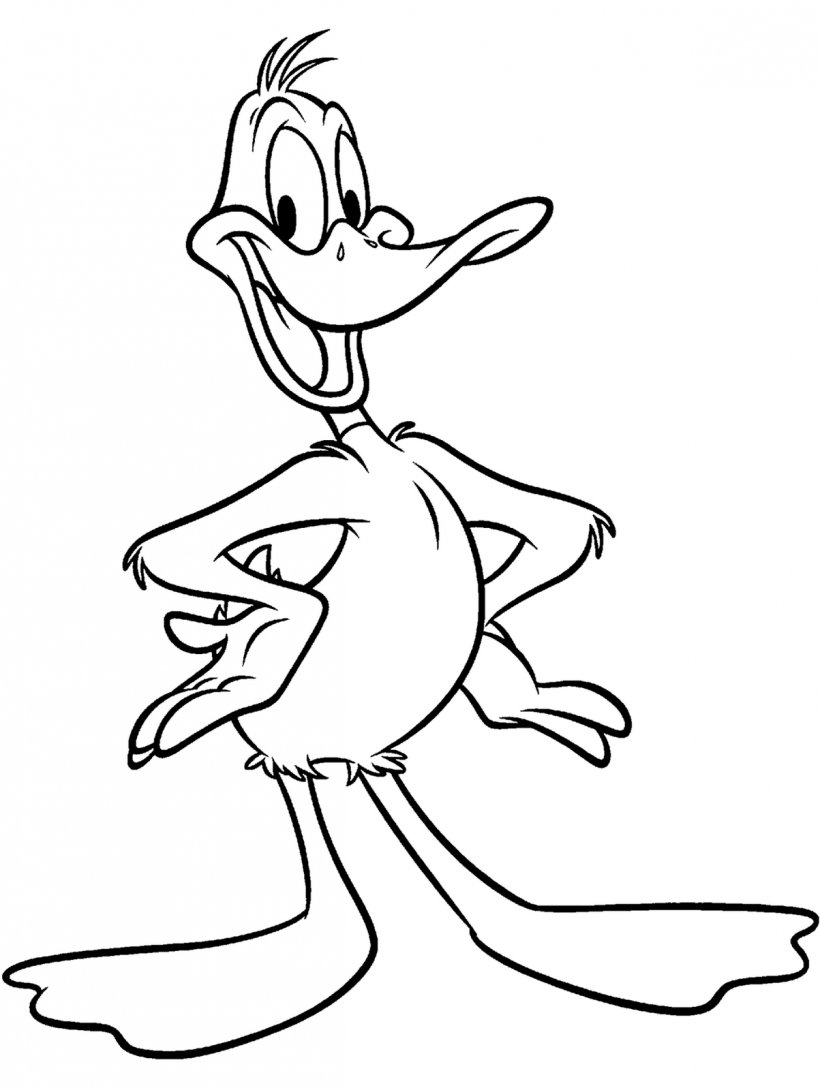 Daffy Duck Bugs Bunny Gossamer Coloring Book Looney Tunes, PNG, 1203x1600px, Daffy Duck, Animated Cartoon, Animation, Area, Arm Download Free