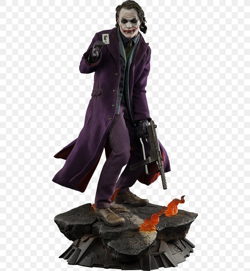 Joker The Dark Knight Heath Ledger Batman Sideshow Collectibles, PNG, 480x889px, Joker, Action Figure, Action Toy Figures, Actor, Batman Download Free