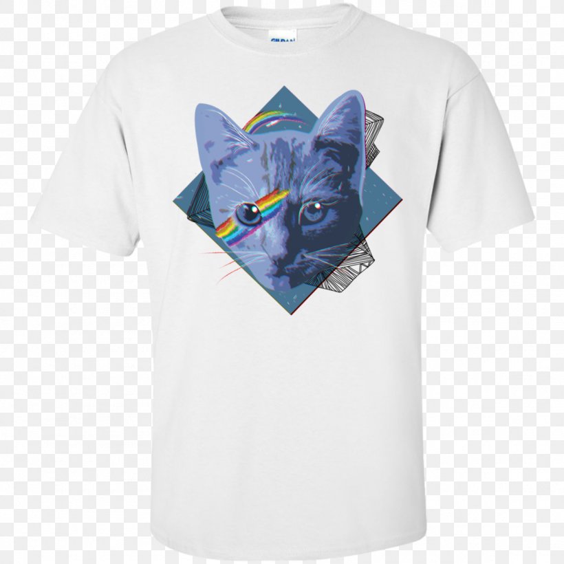 T-shirt Cat Sleeve Animal, PNG, 1155x1155px, Tshirt, Active Shirt, Animal, Blue, Cat Download Free