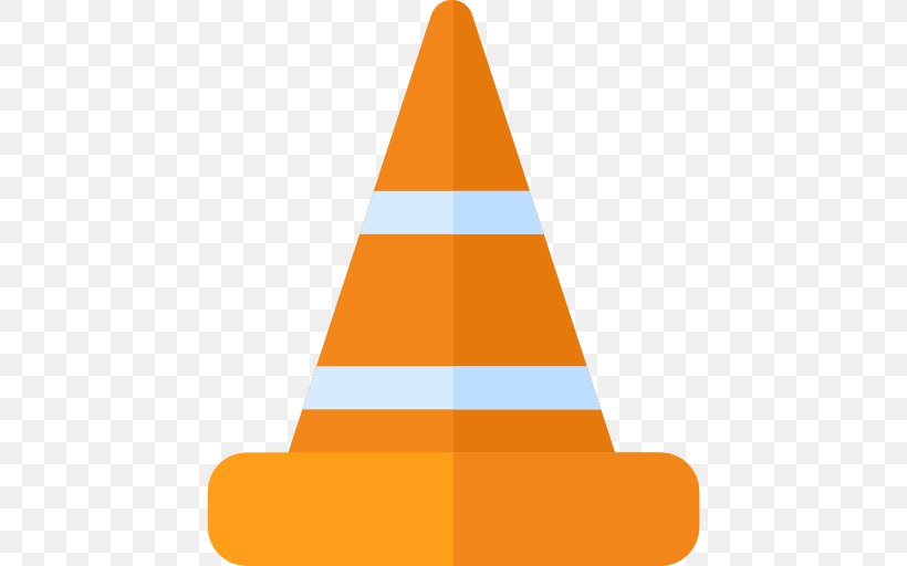 VLC Media Player Traffic Cone, PNG, 512x512px, Vlc Media Player, Cone, Dock, Free Software, Orange Download Free