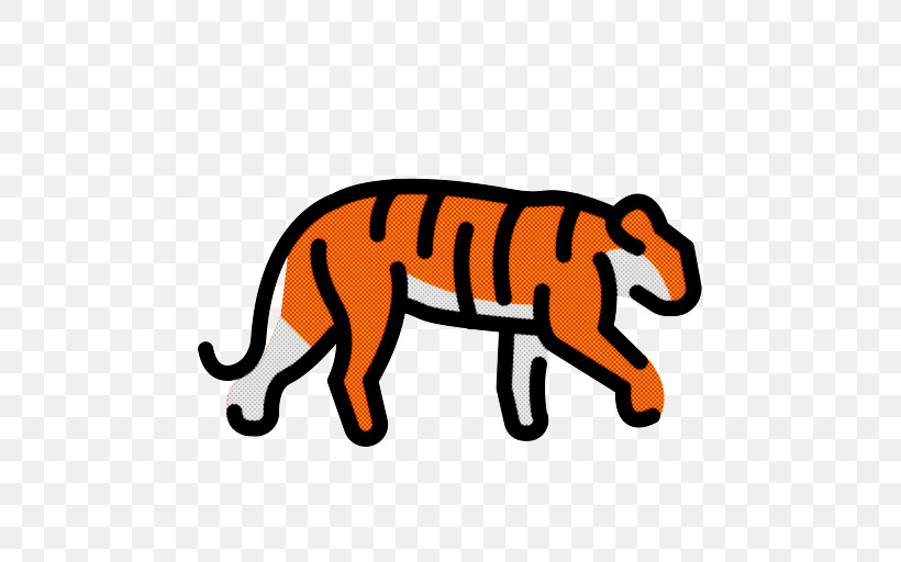 Tiger Cat Animal Figurine Cartoon, PNG, 512x512px, Tiger, Animal Figurine, Cartoon, Cat, Tail Download Free