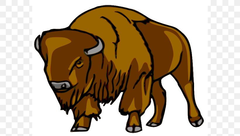 American Bison Clip Art, PNG, 600x467px, American Bison, Bison, Bull, Carnivoran, Cartoon Download Free