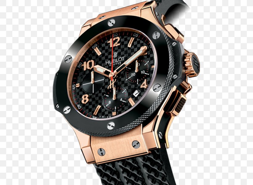 Counterfeit Watch Hublot Chronograph Gold, PNG, 513x600px, Watch, Brand, Chronograph, Counterfeit Watch, Gold Download Free