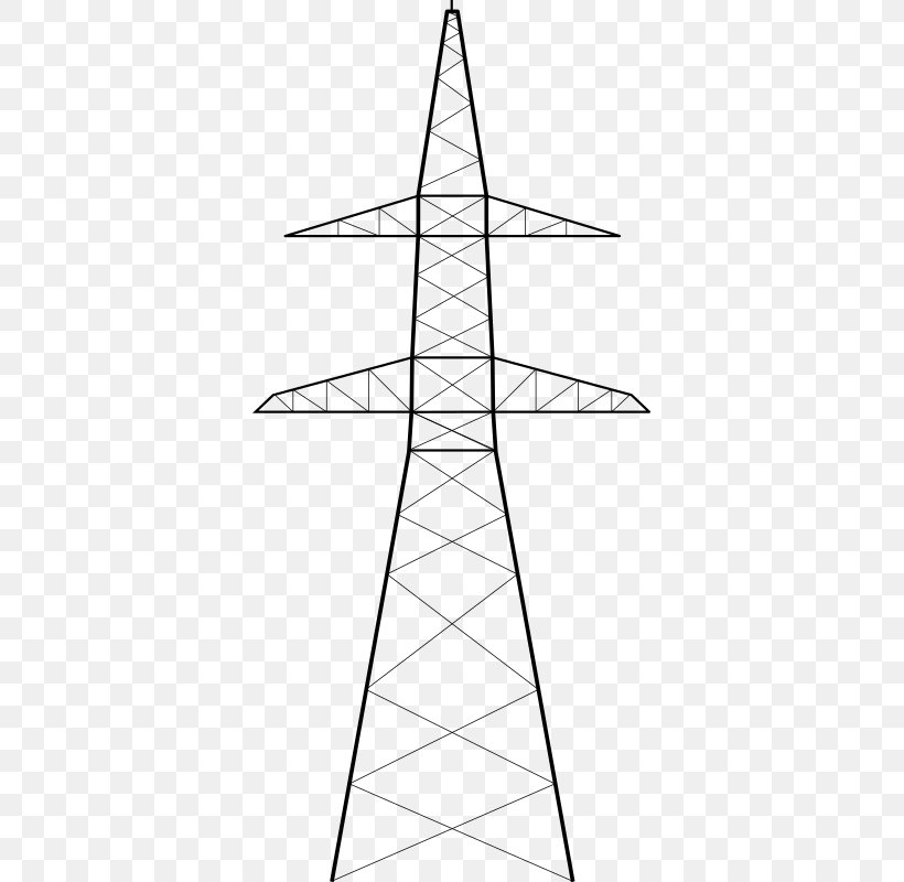 Transmission Tower Electric Power Transmission Electricity, PNG, 361x800px, Transmission Tower, Area, Artwork, Black And White, Drawing Download Free