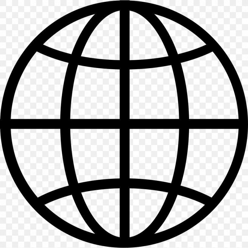 World Icon Design, PNG, 980x982px, World, Area, Ball, Black And White, Icon Design Download Free