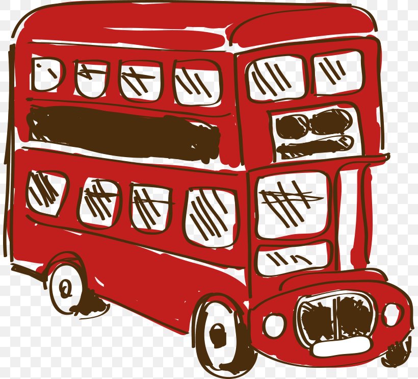 Double-decker Bus Cartoon, PNG, 807x743px, Bus, Automotive Design, Cartoon, Double Decker Bus, Doubledecker Bus Download Free