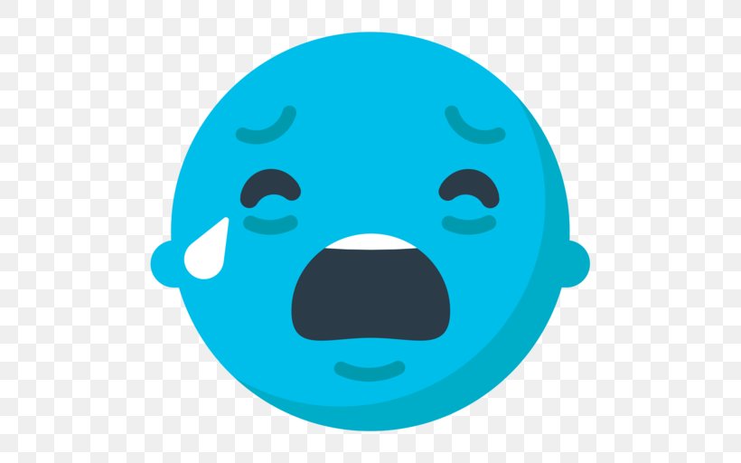 Face With Tears Of Joy Emoji Smiley Crying Clip Art, PNG, 512x512px, Emoji, Aqua, Blue, Crying, Emojipedia Download Free
