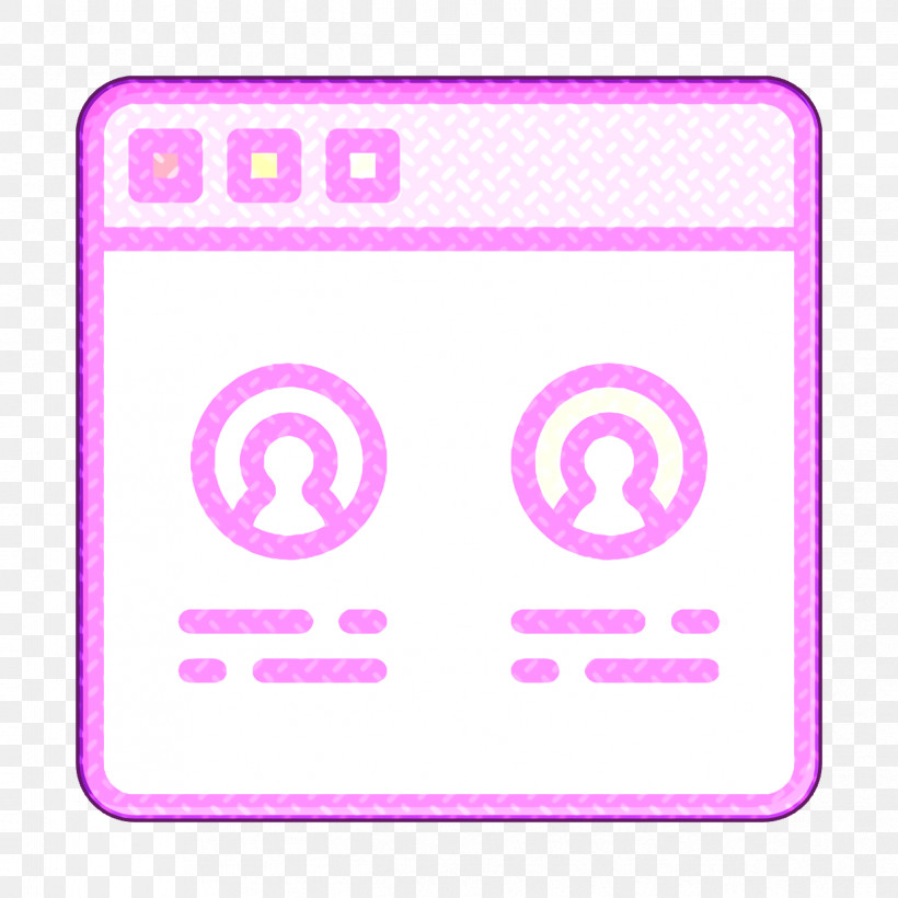 User Interface Vol 3 Icon Window Icon Testimonial Icon, PNG, 1244x1244px, User Interface Vol 3 Icon, Circle, Line, Magenta, Number Download Free