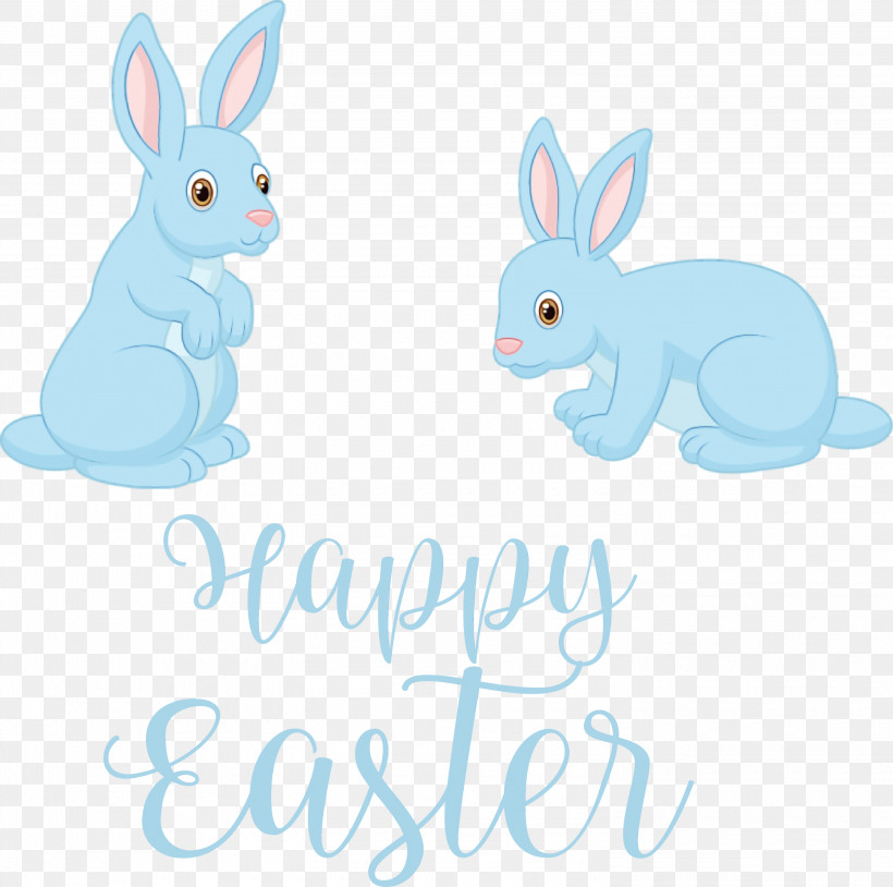 Easter Bunny, PNG, 3000x2979px, Happy Easter Day, Animal Figurine, Cartoon, Cute Easter, Easter Bunny Download Free