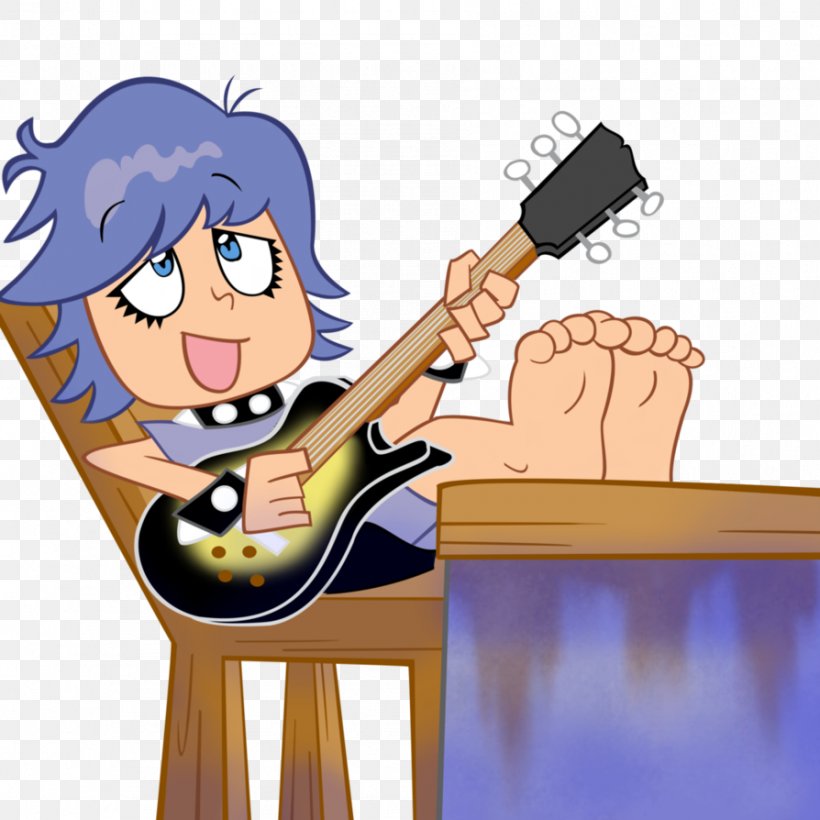Hi Hi Puffy AmiYumi Foot Guitar, PNG, 894x894px, Amiyumi, Acoustic Guitar, Ami Onuki, Art, Cartoon Download Free