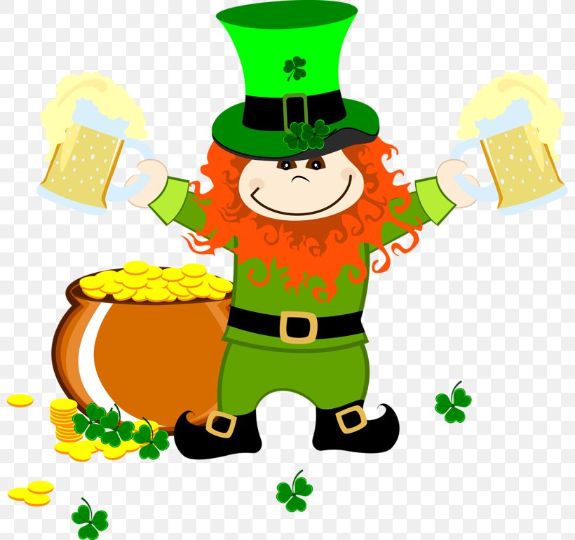 Leprechaun Saint Patrick's Day Cartoon Clip Art, PNG, 800x770px, Leprechaun, Art, Artwork, Cartoon, Christmas Download Free