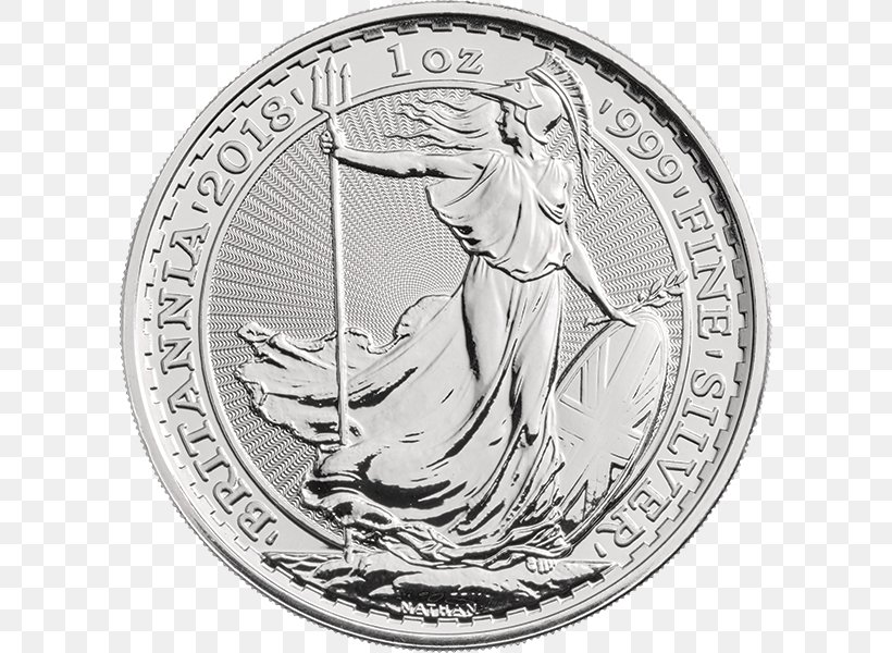 The Royal Mint Britannia Silver Bullion Coin Britannia Silver, PNG, 600x600px, Royal Mint, Apmex, Britannia, Britannia Silver, Bullion Download Free