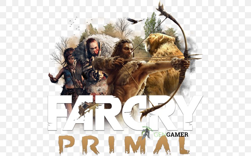 Far Cry Primal Far Cry 5 Ubisoft PlayStation 4 Xbox One, PNG, 512x512px, Far Cry Primal, Far Cry, Far Cry 5, Film, Game Download Free