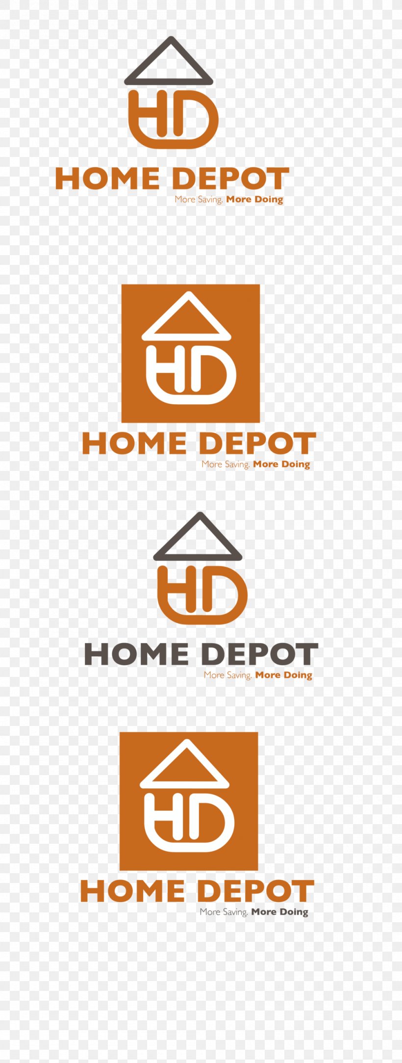 Logo Rebranding The Home Depot, PNG, 1000x2643px, Logo, Area, Brand, Home Depot, Linkedin Download Free