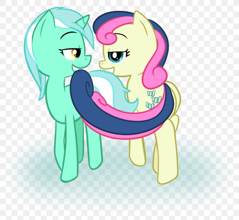 My Little Pony Summer (Lyra And Bon-Bon) DeviantArt Song, PNG, 931x857px, Watercolor, Cartoon, Flower, Frame, Heart Download Free