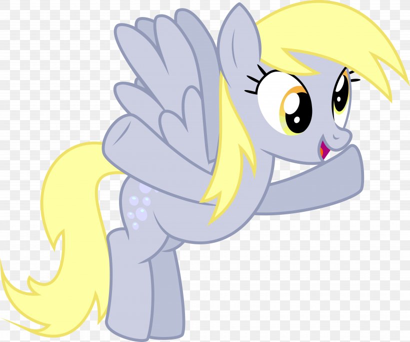 Pony Derpy Hooves Slice Of Life Horse, PNG, 7645x6369px, Watercolor, Cartoon, Flower, Frame, Heart Download Free
