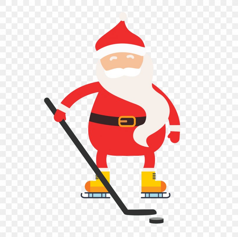 Santa Claus Winter Sport Ice Skate Illustration, PNG, 1000x996px, Santa Claus, Art, Cartoon, Christmas, Fictional Character Download Free