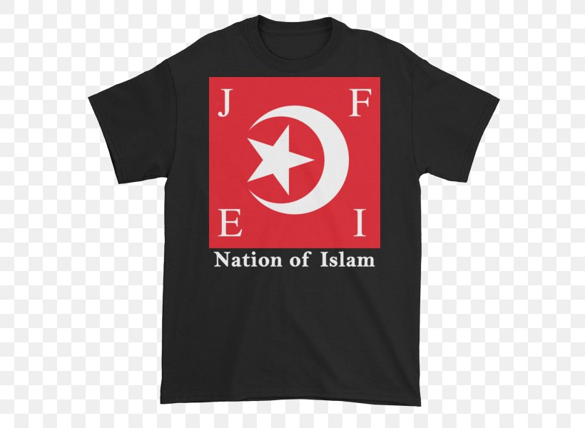 T-shirt Nation Of Islam Clothing Sleeve Top, PNG, 600x600px, Tshirt, Active Shirt, Black, Black Nationalism, Brand Download Free