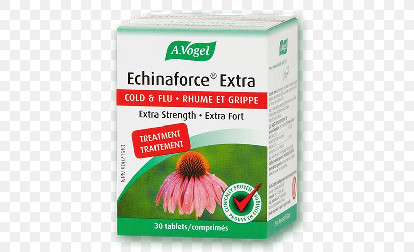Echinaforce Common Cold Dietary Supplement Tablet Purple Coneflower, PNG, 500x500px, Common Cold, Alfred Vogel, Brand, Coneflower, Dietary Supplement Download Free