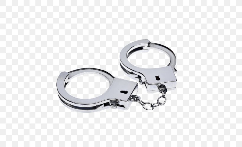 Handcuffs Police Officer Arrest, PNG, 500x500px, Handcuffs, Arrest, Assault, Fashion Accessory, Hardware Download Free