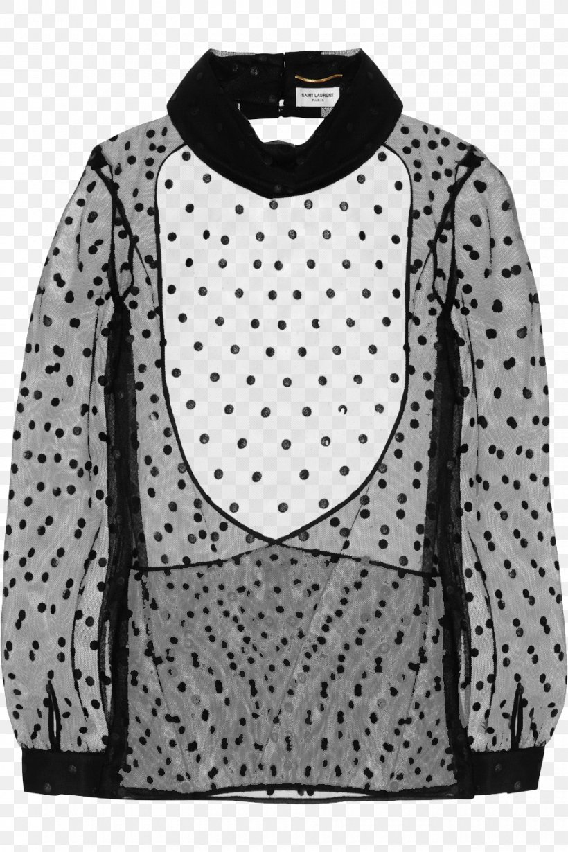 Polka Dot Blouse Clothing Yves Saint Laurent Skirt, PNG, 920x1380px, Polka Dot, Black, Blouse, Clothing, Dress Download Free