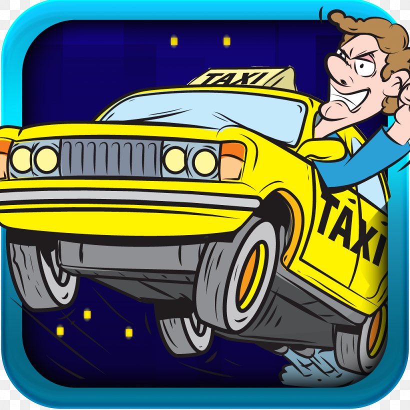 Taxi Auto Rickshaw Chauffeur Clip Art, PNG, 1024x1024px, Taxi, Auto Rickshaw, Automotive Design, Car, Cartoon Download Free