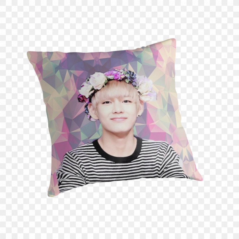 Cushion Throw Pillows BTS Pink M, PNG, 875x875px, Cushion, Bts, Flower Boy, Inch, Iphone Download Free