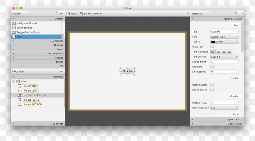 JavaFX Eclipse FXML IntelliJ IDEA Drag And Drop, PNG, 2644x1470px, Javafx, Area, Brand, Button, Computer Download Free