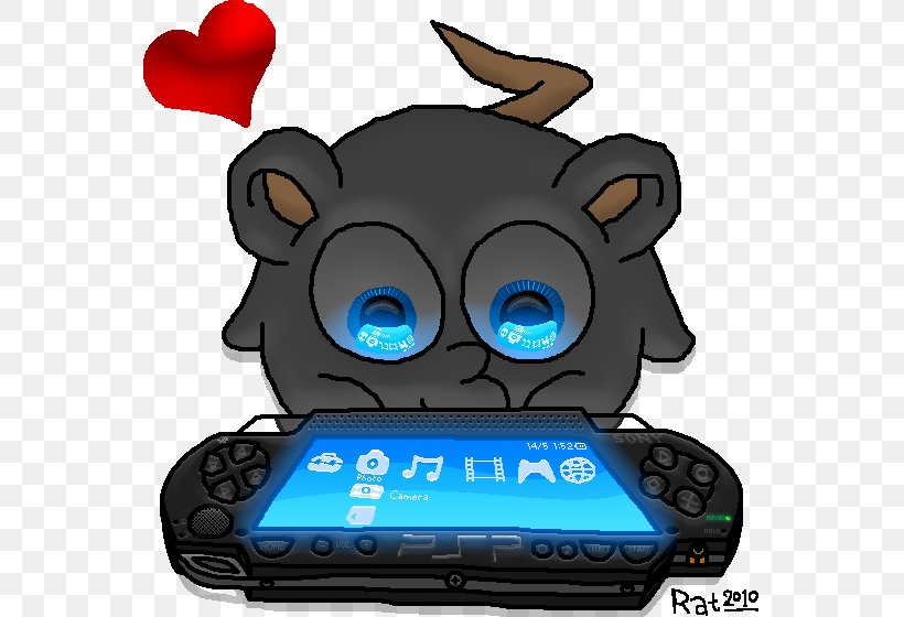 PlayStation Portable Accessory Rat PlayStation 2 PlayStation 3 Penny Plasm, PNG, 560x560px, Watercolor, Cartoon, Flower, Frame, Heart Download Free