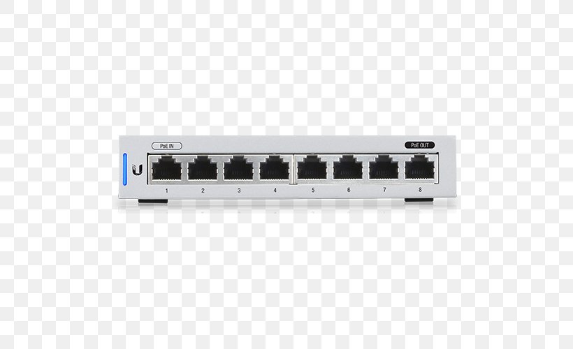 Power Over Ethernet Network Switch Ubiquiti Networks Ubiquiti UniFi Switch Gigabit Ethernet, PNG, 500x500px, 10 Gigabit Ethernet, Power Over Ethernet, Audio Receiver, Cisco Catalyst, Computer Network Download Free