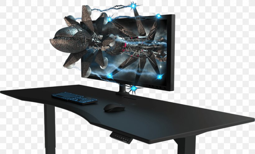 Computer Desk Video Game Gaming Computer Standing Desk Png