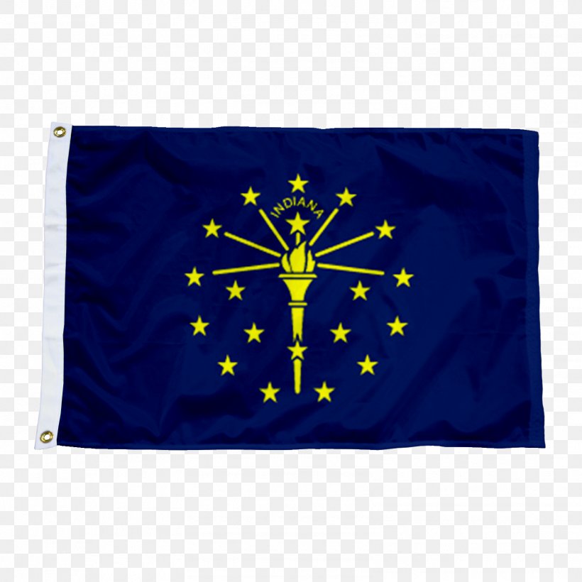 Flag Of Indiana State Flag Flag Of Louisiana Flag Of The United States, PNG, 1601x1601px, Flag, Blue, Cobalt Blue, Electric Blue, Flag Of Indiana Download Free