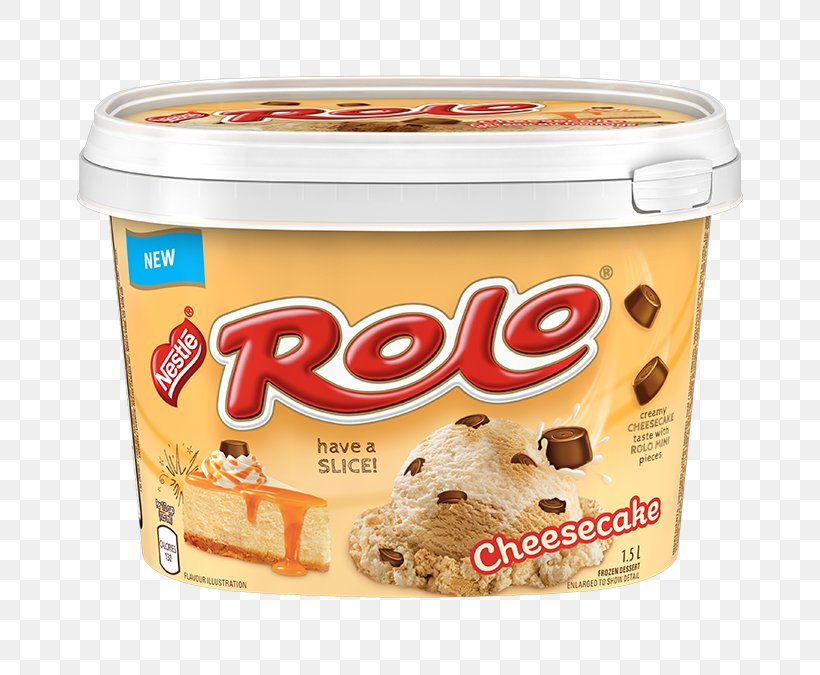 Ice Cream Cheesecake Rolo Dairy Products Nestlé, PNG, 675x675px, Ice Cream, Cake, Caramel, Cheese, Cheesecake Download Free
