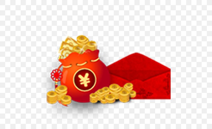 Red Envelope WeChat Chinese New Year Coupon, PNG, 500x500px, Red Envelope, Cash, Chinese New Year, Coupon, Designer Download Free
