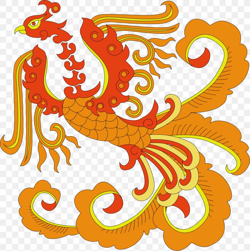 China Phoenix Fenghuang, PNG, 2158x2167px, China, Chinese Dragon ...