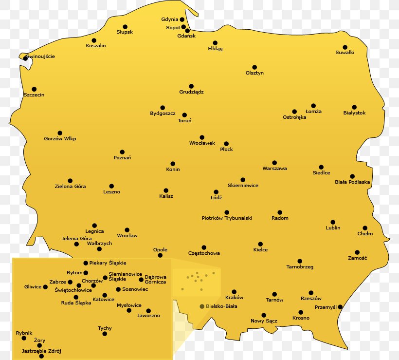 Chorzów Ruda Śląska Rybnik Żory Tychy, PNG, 786x739px, Rybnik, Area, Blank Map, Bytom, Ecoregion Download Free