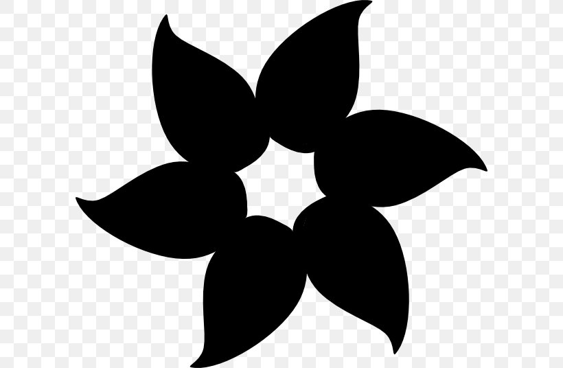 Flower Black Clip Art, PNG, 600x536px, Flower, Black, Black And White, Drawing, Floral Design Download Free