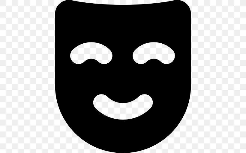 Black And White Smile Nose, PNG, 512x512px, Theatre, Black And White, Costume, Emoticon, Face Download Free