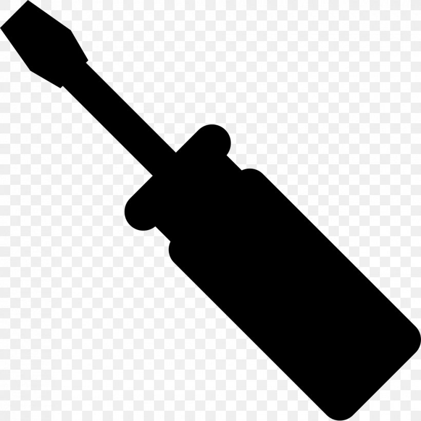 Screwdriver Tool Silhouette, PNG, 980x981px, Screwdriver, Black And White, Bolt, Information, Screw Download Free
