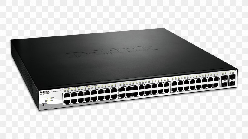 D-Link Power Over Ethernet Gigabit Ethernet Port Network Switch, PNG, 1664x936px, Dlink, Computer Networking, Computer Port, Electronic Device, Electronics Download Free