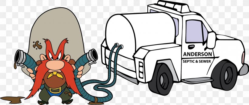 Motor Vehicle Septic Tank Vacuum Truck Tank Truck Clip Art, PNG, 2339x987px, Motor Vehicle, Automotive Design, Car, Cartoon, Drain Download Free