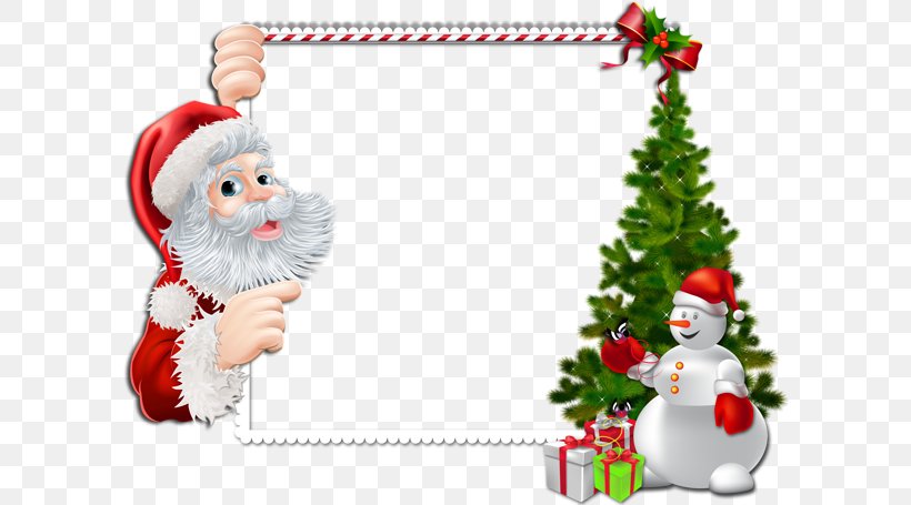 Santa Claus Borders And Frames Clip Art Christmas Day, PNG, 600x455px, Santa Claus, Borders And Frames, Christmas, Christmas Day, Christmas Decoration Download Free