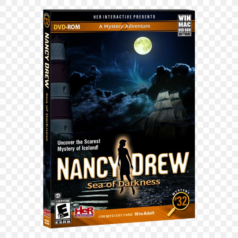 Nancy Drew: Sea Of Darkness Nancy Drew: Ghost Of Thornton Hall Nancy Drew: Ghost Dogs Of Moon Lake PC Game, PNG, 1024x1024px, Nancy Drew, Art, Book, Cover Art, Deviantart Download Free