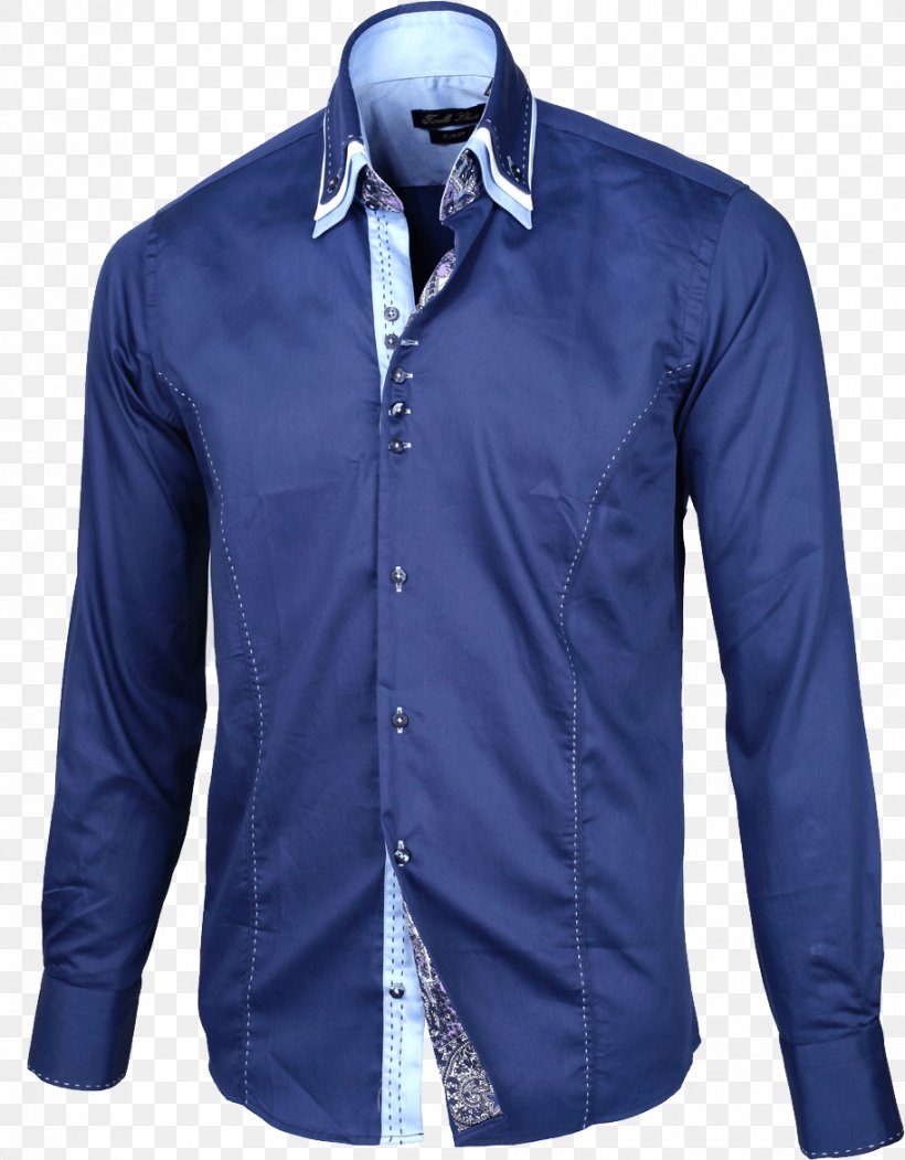 T-shirt Dress Shirt Collar, PNG, 914x1172px, T Shirt, Blue, Button, Clothing, Cobalt Blue Download Free