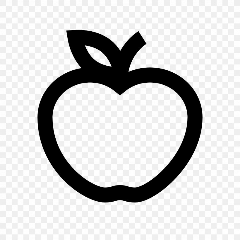 Apple Icon Image Format Clip Art, PNG, 1600x1600px, Apple, Apple Color Emoji, Blackandwhite, Fruit, Heart Download Free