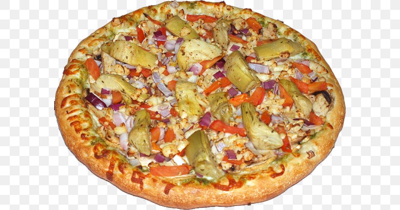 California-style Pizza Sicilian Pizza Chicken Ham, PNG, 598x431px, Californiastyle Pizza, American Food, Bacon, California Style Pizza, Cheese Download Free