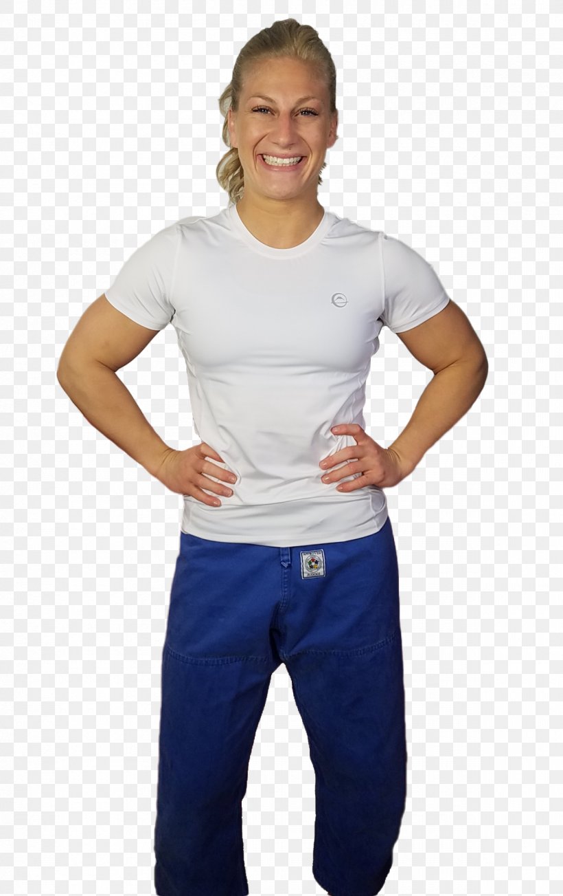 Kayla Harrison T-shirt Layered Clothing Sleeve, PNG, 1200x1908px, Kayla Harrison, Abdomen, Arm, Blue, Clothing Download Free